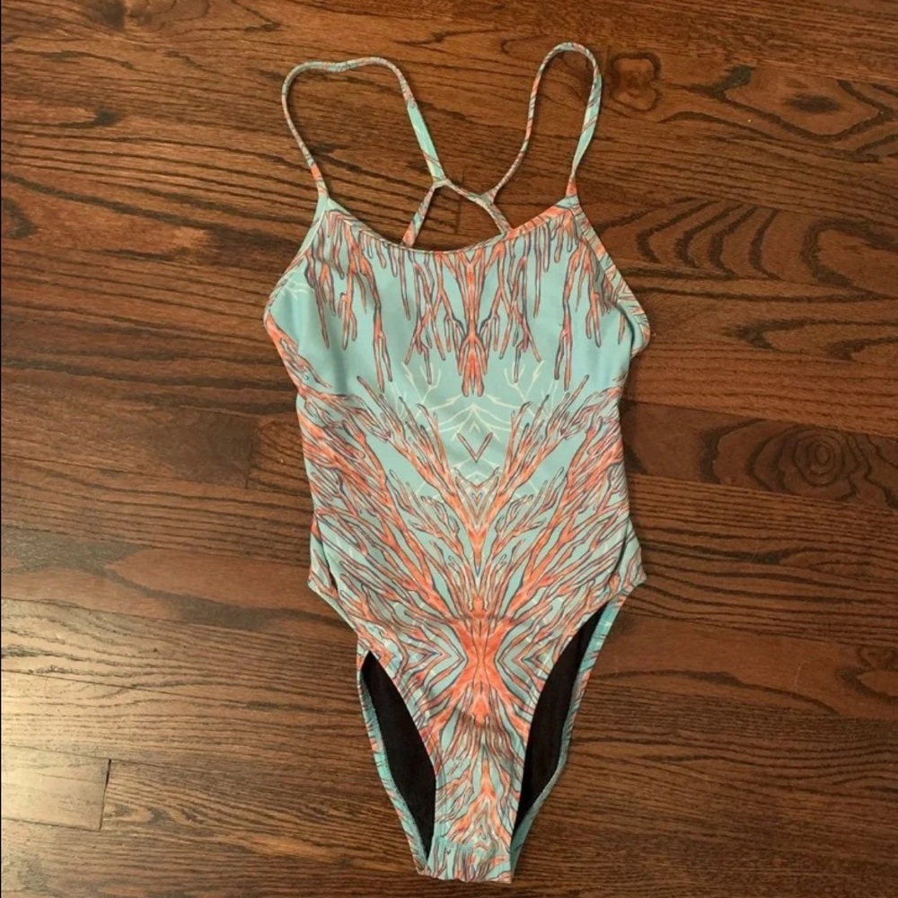 Jolyn Coral Onesie Swim Suit